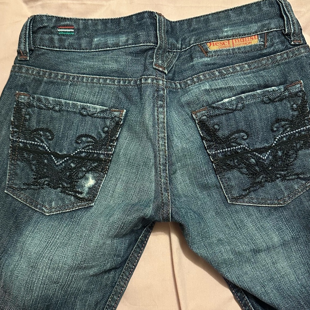 Diesel Blue Boot Cut Jeans for Women